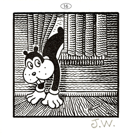 ジム・ウードリング 『Poochytown』活版印刷版画