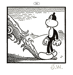 ジム・ウードリング 『Poochytown』活版印刷版画