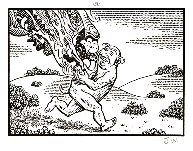 ジム・ウードリング 『Poochytown』活版印刷版画