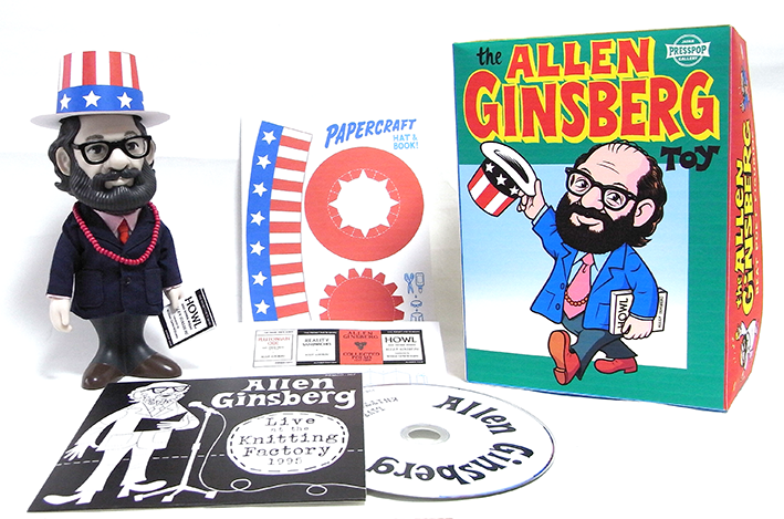 アーチャー・プルウィット 　『アレン・ギンズバーグ 人形 + CD BOX set』