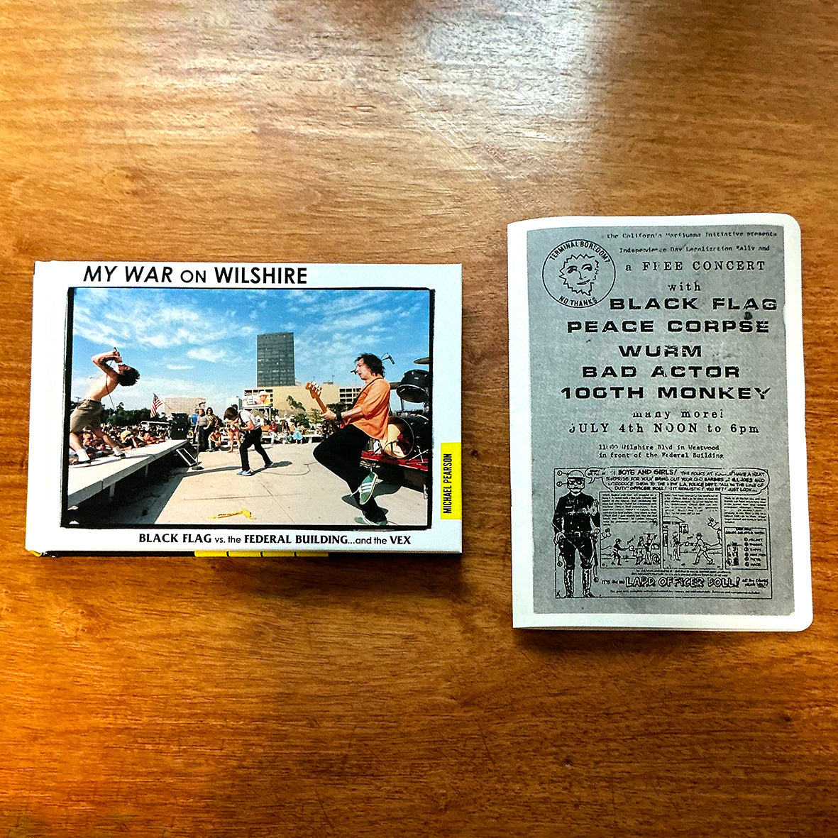 予約 [洋書・写真集] マイケル・ピアソン 「My War On Wilshire: Black Flag vs. the Federal 」（16pの日本語翻訳ブックレット付き！）