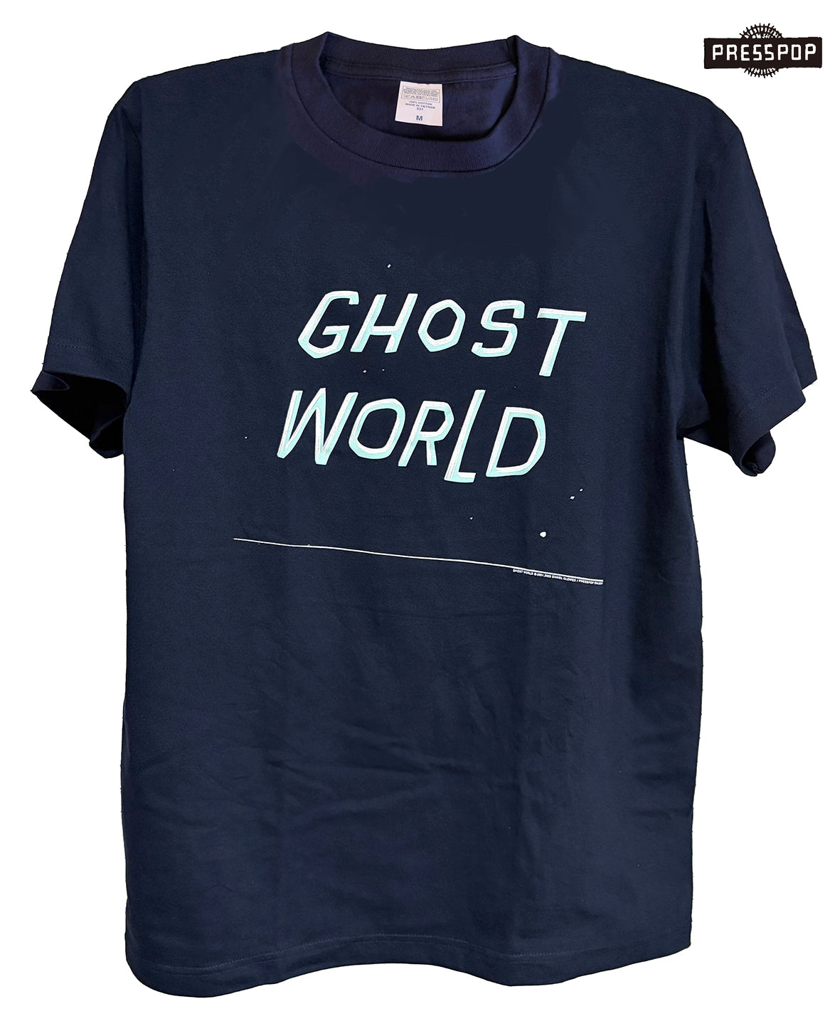 ダニエル・クロウズ  　Ghost World ロゴT-shirt (2001年製作の復刻)