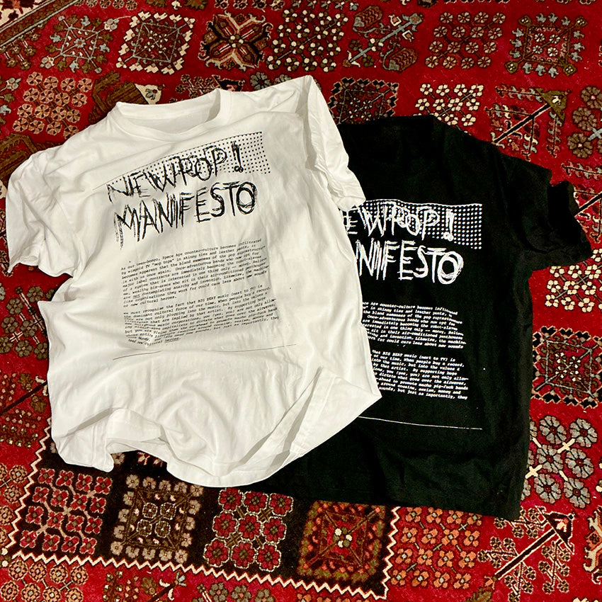 Subterranean Pop "NEW POP MANIFESTO" T-shirt