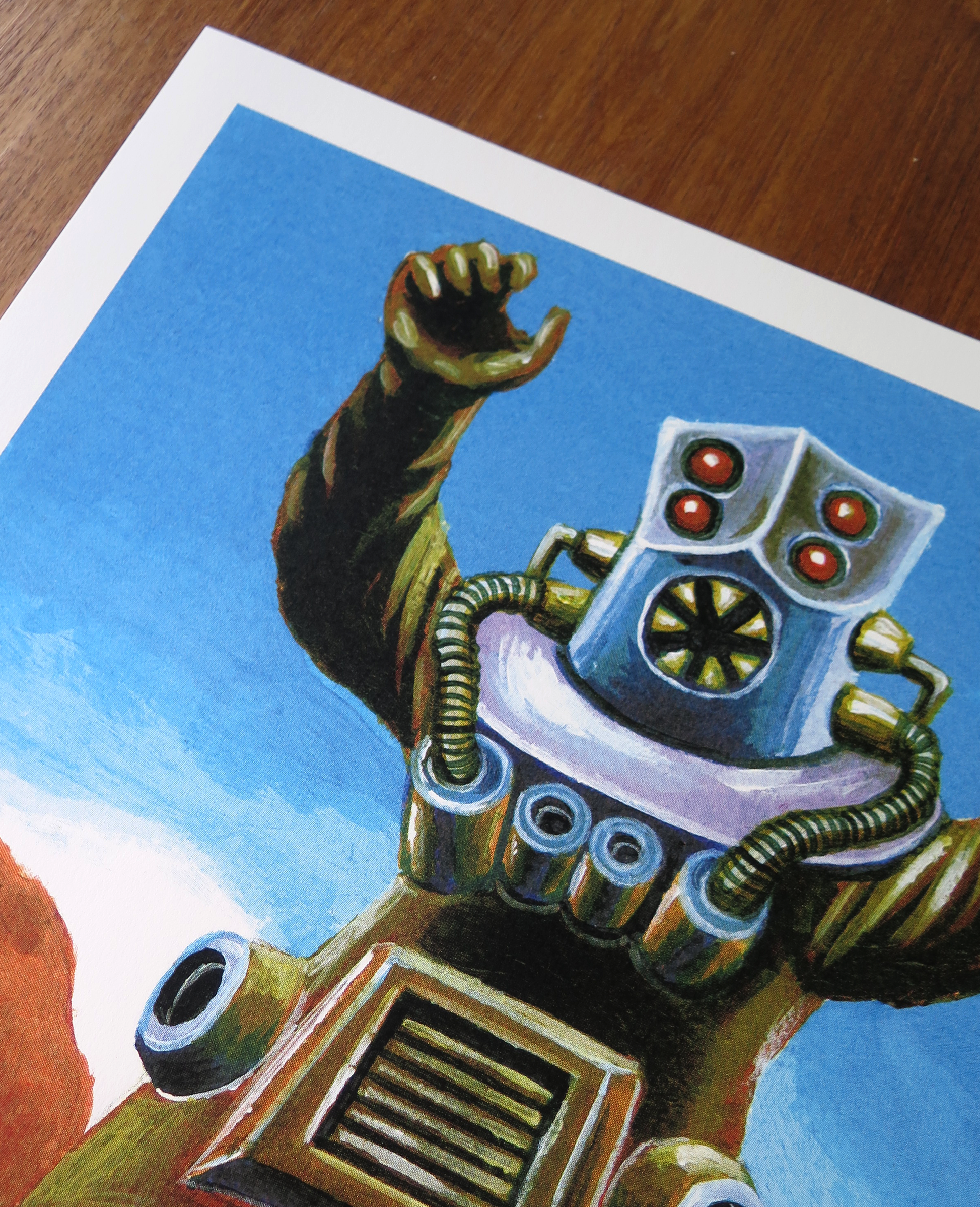 逆柱いみり 『密猟ロボット・ブルガン』シルクスクリーン版画 – 有限 逆柱いみり 『密猟ロボット・ブルガン』シルクスクリーン版画 – 有限